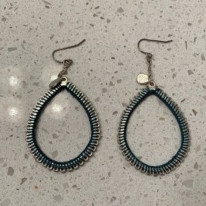 Turquoise teardrop earrings